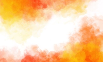 grunge orange painting  background with space for text