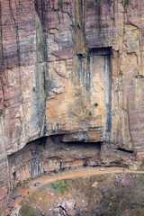 Guoliang hang wall highway, Hui county, Henan province, China