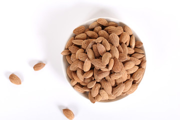 salted and roasted almonds 