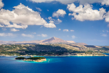 Fototapeta na wymiar Picturesque bay on Crete island near Chania, Greece