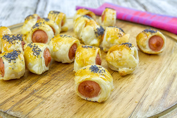 feuilletés saucisses