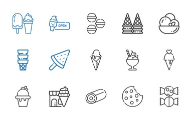 cookie icons set