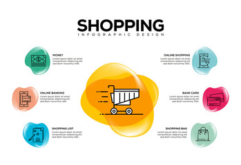 SHOPING INFOGRAPHIC CONCEPT