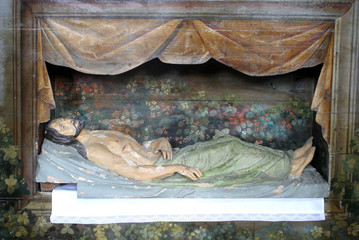 Jesus is laid in the Tomb