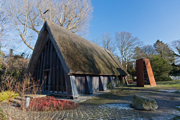 Schifferkirche Evangelical Skipper's Church in Ahrenshoop, mecklenburg western pomerania, germany