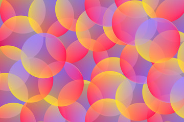 Gradient circles, rounds background.