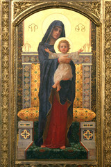 Blessed Virgin Mary with baby Jesus