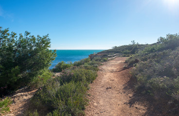 Walk along the coast of ametlla de mar in tarragona