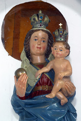 Blessed Virgin Mary with baby Jesus