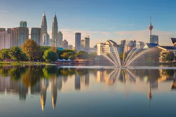 Panoramic view of Kuala Lumpur city, Malaysia