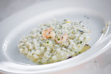 risotto di gamberi