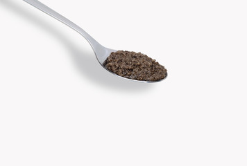 crema di Champignons Olive Nere e Tartufo su Cucchiaio su Cucchiaio