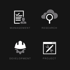BUSINESS DEVELOPMENT ICON SET