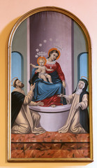Obraz na płótnie Canvas Our Lady of Holy Rosary