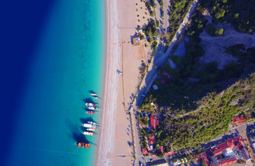 Sea (Oludeniz), Situated on Turkey of south-west coast, with it's pristine white beaches and amazingly blue waters,(Babadag)