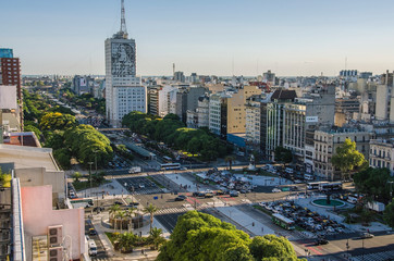 Obelisco de Buenos Aires (Obelisk), historic monument and icon of city