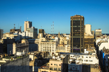 Fototapeta na wymiar Buenos Aires Cityscape, Capital City of Argentina, Puerto Madero Neighborhood