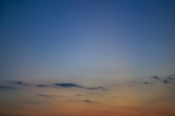 colorful twilight sunset sky