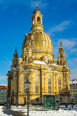 Fototapeta na wymiar Dresden im Winter
