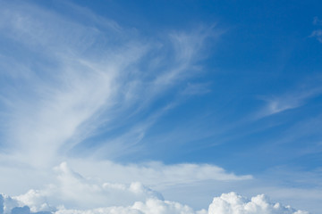 cloud above blue sky