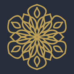 mandala flower pattern illustration vector