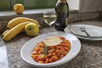 parmigiano con carote al rosmarino