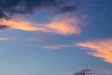 colorful twilight dusk sky