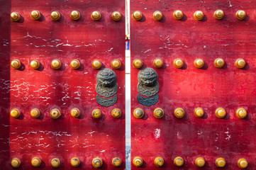 Chinese ancient gate background