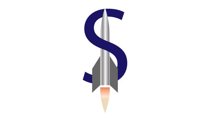 Rocket logo vector design. Rocket icon. Space icon, space logo