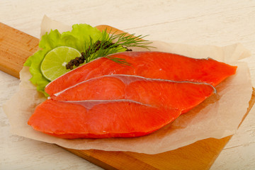 Salted salmon
