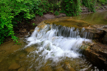 yuntai mountain scenic spot natural scenery, cascade creek, China.