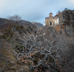 10th century Shoaninsky temple, the oldest Christian church in Russia, Karachay-Cherkessia, Caucasus