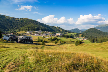 Village  Donovaly in the Tatra mountains . Slovakia.
