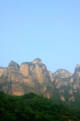 Fototapeta na wymiar yuntai mountain natural scenery, jiaozuo city, China.