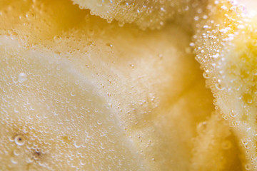 banana close-up macro