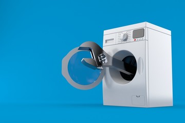 Washer with wrench
