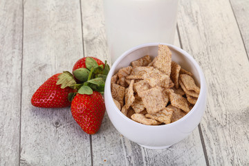 Wheat flakes for breakfast