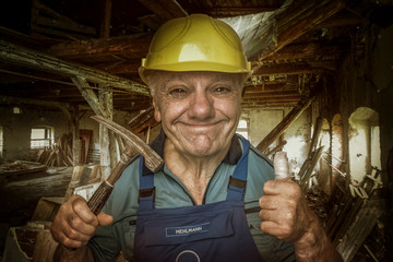 Der Bauarbeiter