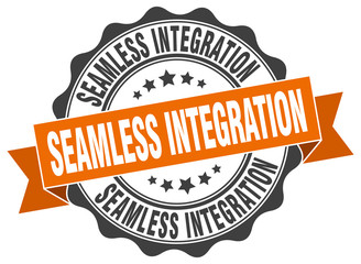 seamless integration stamp. sign. seal