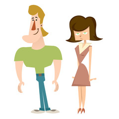 woman with her husband and wife