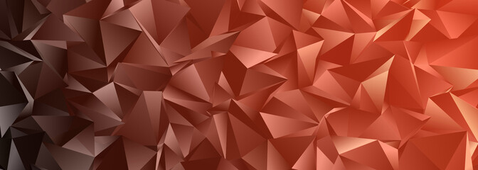 Fototapeta premium Triangular 3d, modern background