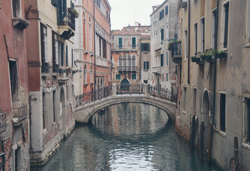 Fototapeta na wymiar Италия Венеция Архитектура Мост