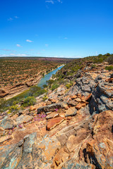 Hiking natures window loop trail, kalbarri national park, western australia 7