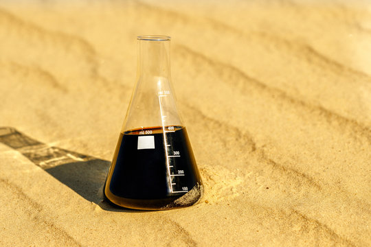oil produced in the flask