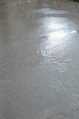 cement concrete floor in construction site industry