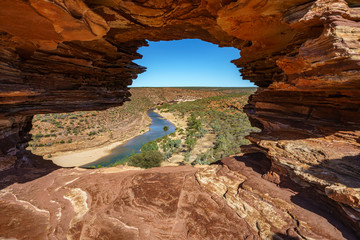 natures window in kalbarri national park, western australia 12