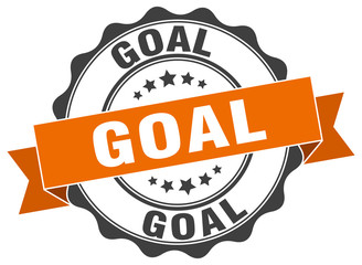 Fototapeta premium goal stamp. sign. seal