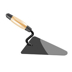 Trowel. Vector illustration.