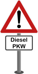 Achtung Diesel PKW