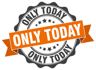 only today stamp. sign. seal